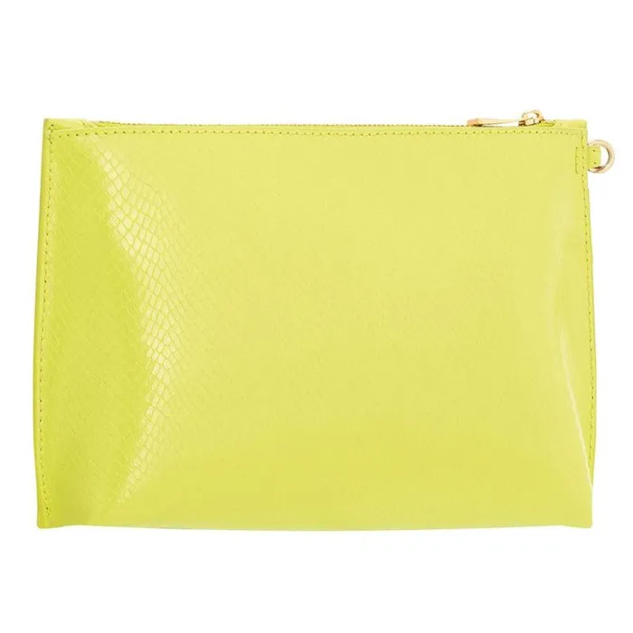 Oroton Wallets Accessories Mia Texture Pouch Sicily Yellow