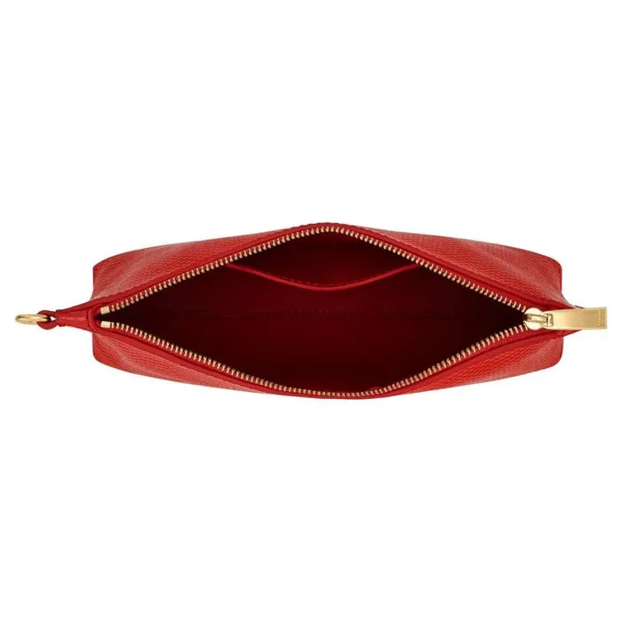 Oroton Wallets Accessories Mia Texture Pouch True Red