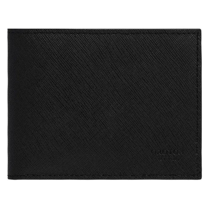 Oroton Wallets Men Eton 4 Card Mini Wallet Black