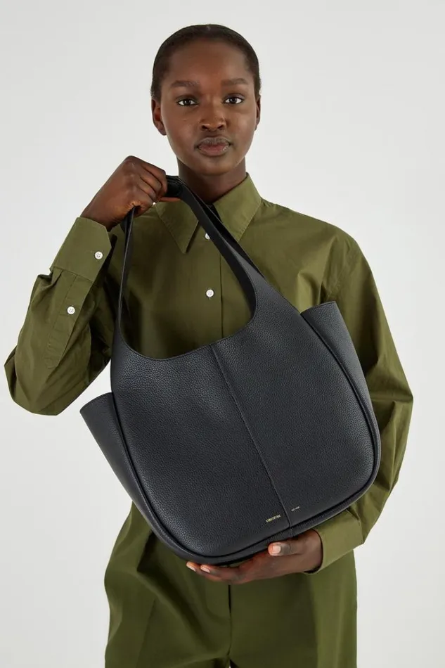 Oroton Work Women Emilia Tote Black