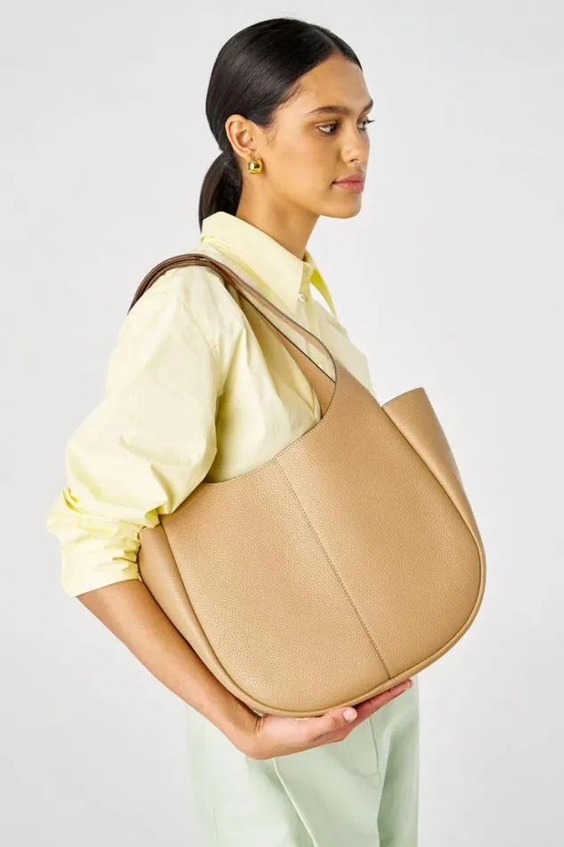 Oroton Work Women Emilia Tote Camel