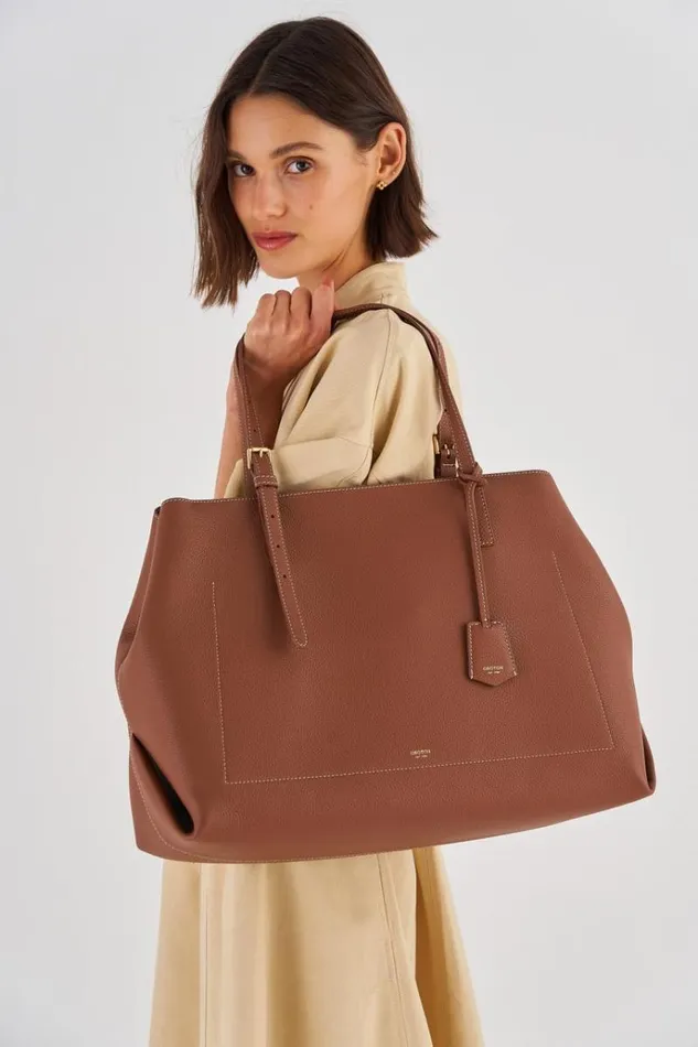 Oroton Work Women Margot Baby Bag and Mat Whiskey