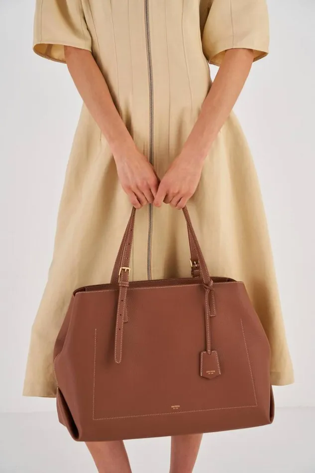 Oroton Work Women Margot Baby Bag and Mat Whiskey