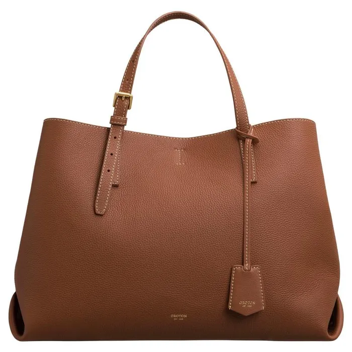 Oroton Work Women Margot Large Day Bag Whiskey