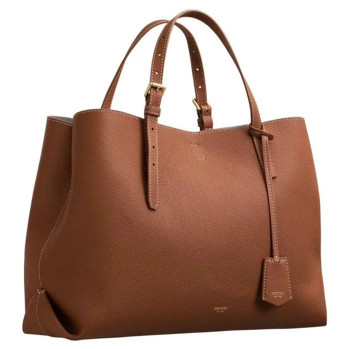 Oroton Work Women Margot Large Day Bag Whiskey