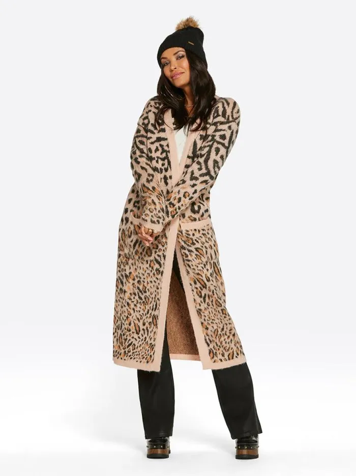Outerwear Clothing Jessica Simpson Carmine Cardigan In Cameo Rose