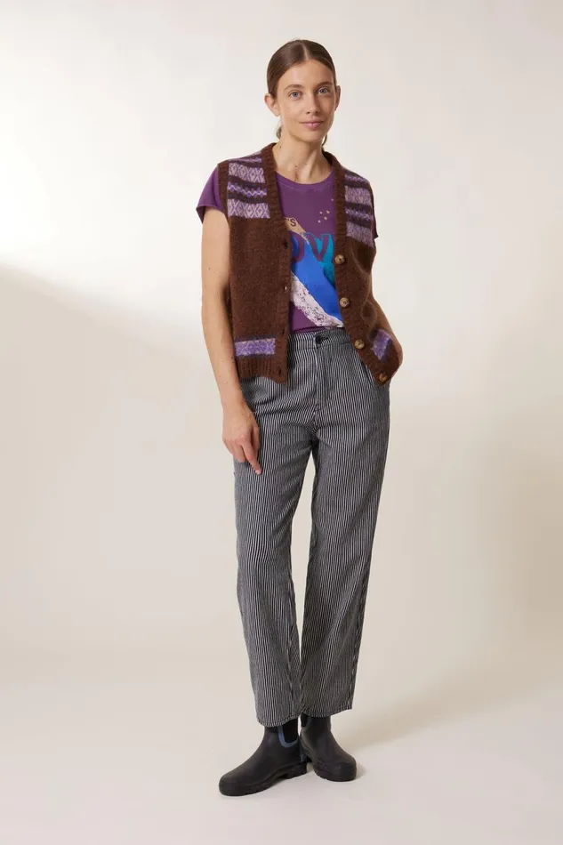 Pants and Jeans Women Leon and Harper Armina Pl3 Pants Ecru