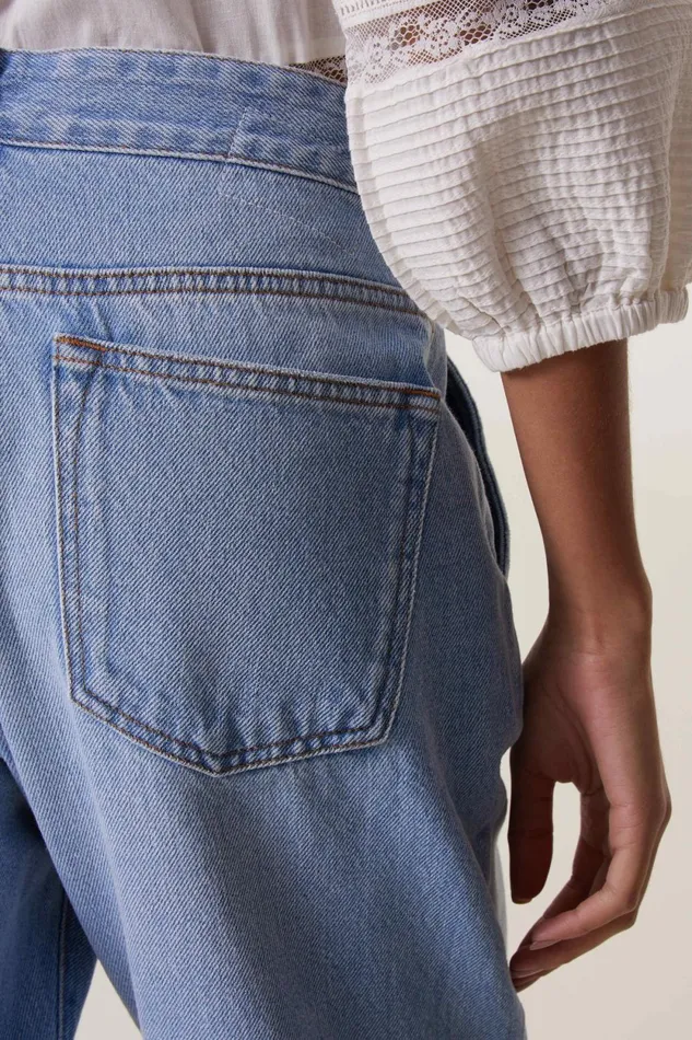 Pants and Jeans Women Leon and Harper Edgara Pl2 Jeans Bleach