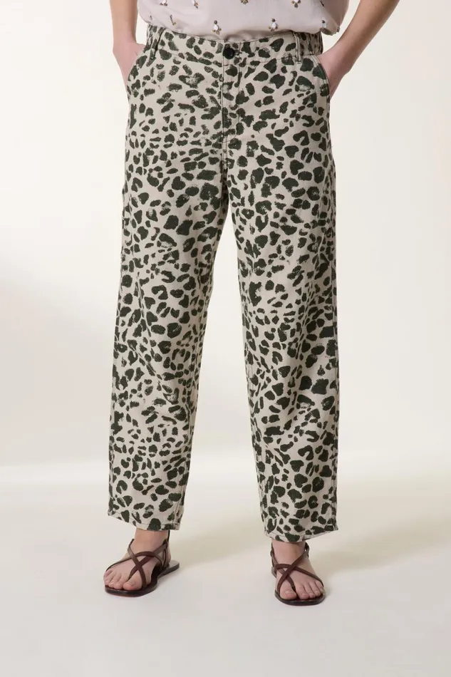 Pants and Jeans Women Leon and Harper Pantalon Armina Safar Natural