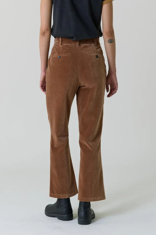 Pants and Jeans Women Leon and Harper Papou Pln Ah23 Trousers Mustard