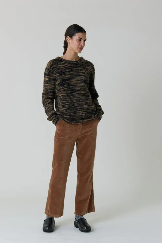 Pants and Jeans Women Leon and Harper Papou Pln Ah23 Trousers Mustard