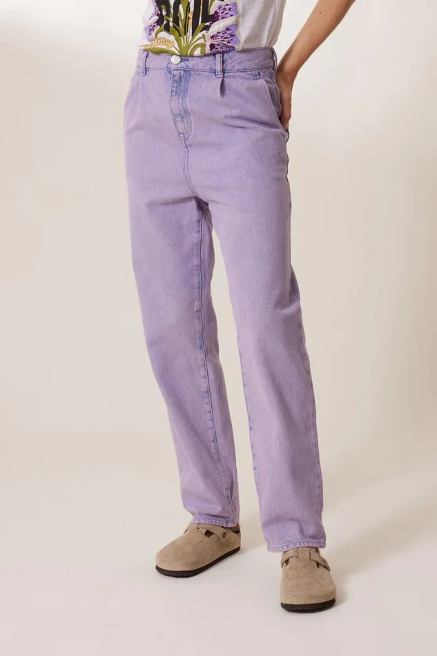 Pants and Jeans Women Leon and Harper Patrick Pl4 Jeans Lilac