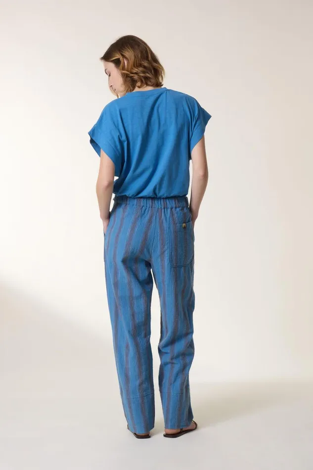 Pants and Jeans Women Leon and Harper Perla Matelas Pants Blue