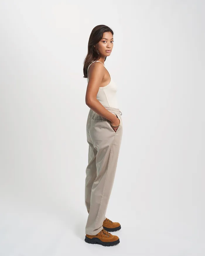 Pants Colorfulstandard Women Organic Twill Pants 8211 Pacific Blue