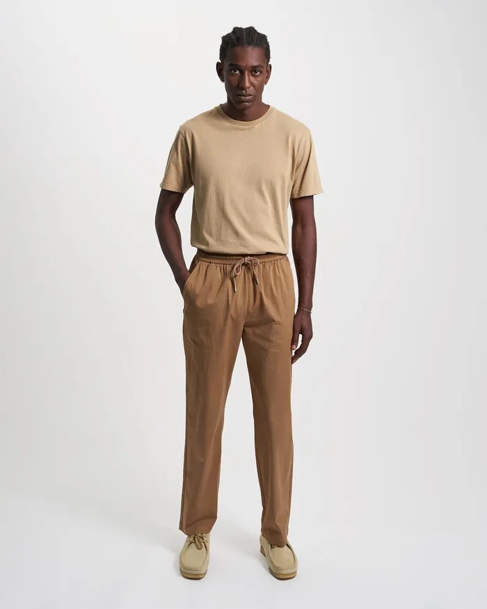 Pants Organic Twill Pants 8211 Deep Black Colorfulstandard Men