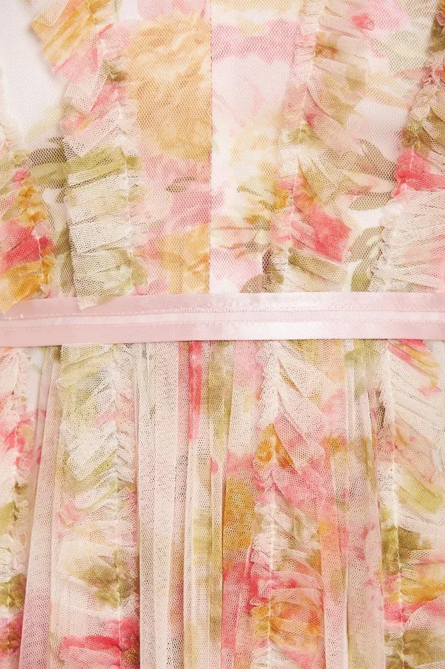 Peony Promise VNeck Gown Multi Women Needle and Thread Dresses