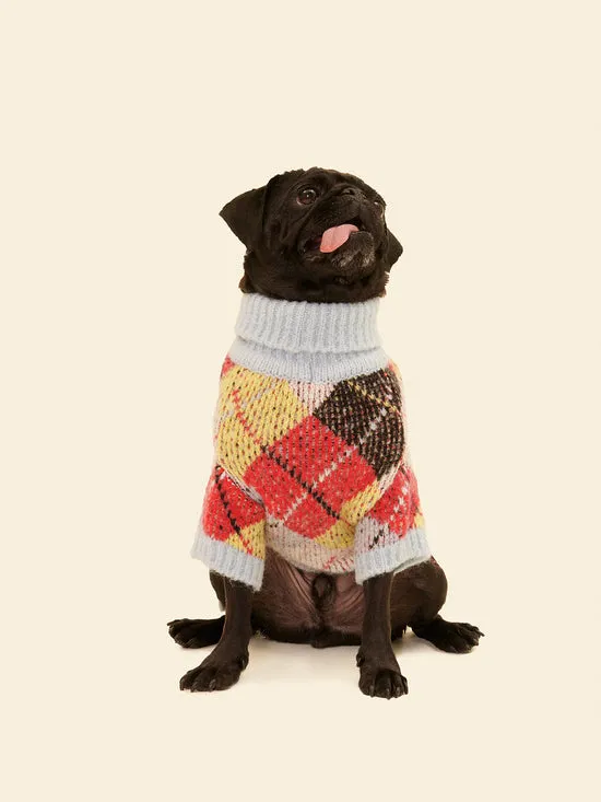 Pet Women Lisa Says Gah Dog Sweater Cirque Argyle