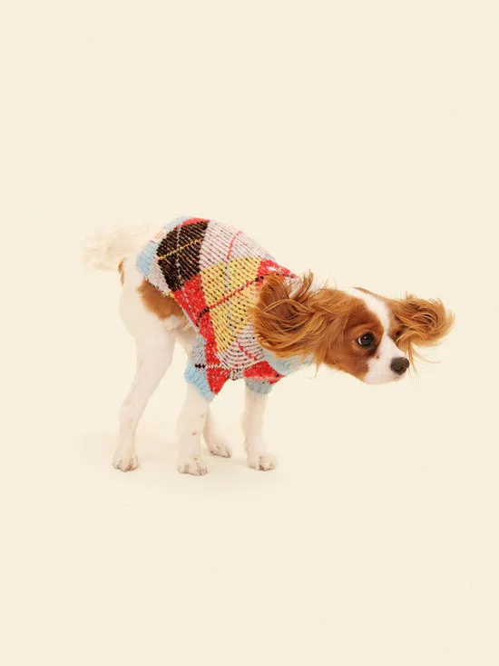 Pet Women Lisa Says Gah Dog Sweater Cirque Argyle