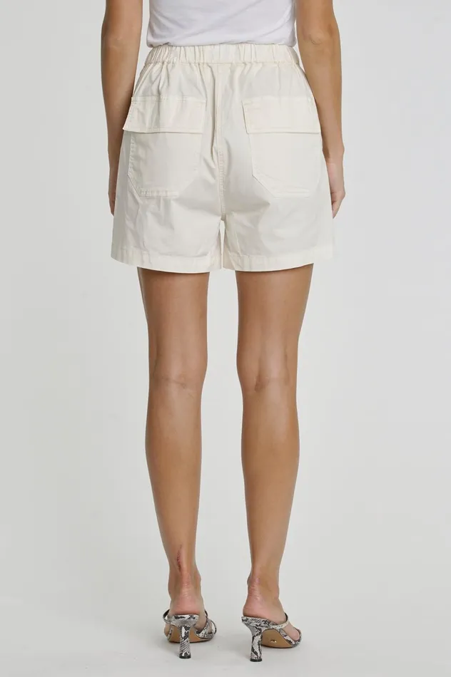 Pistola Denim Beverly Drop Crotch Pull On Short 8211 Bone Women Shorts