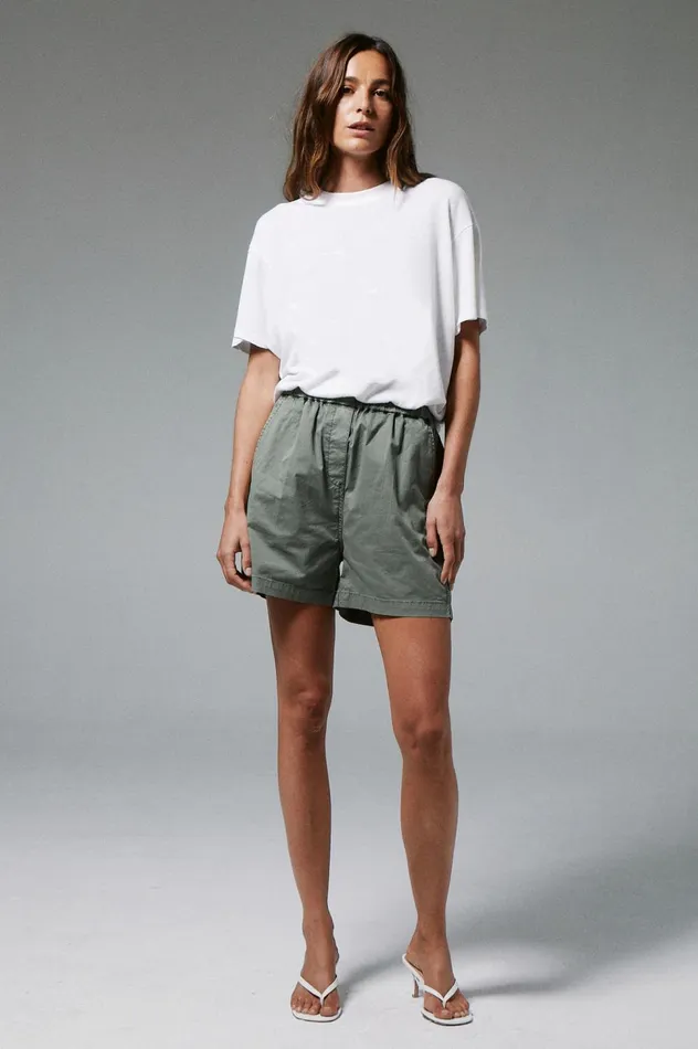 Pistola Denim Beverly Drop Crotch Pull On Short 8211 Colonel Women Shorts