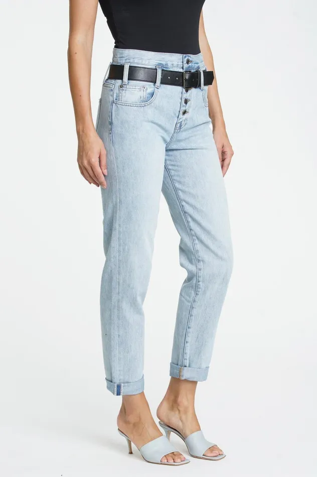 Pistola Denim Brie Belted Boyfriend 8211 Logan Women Denim