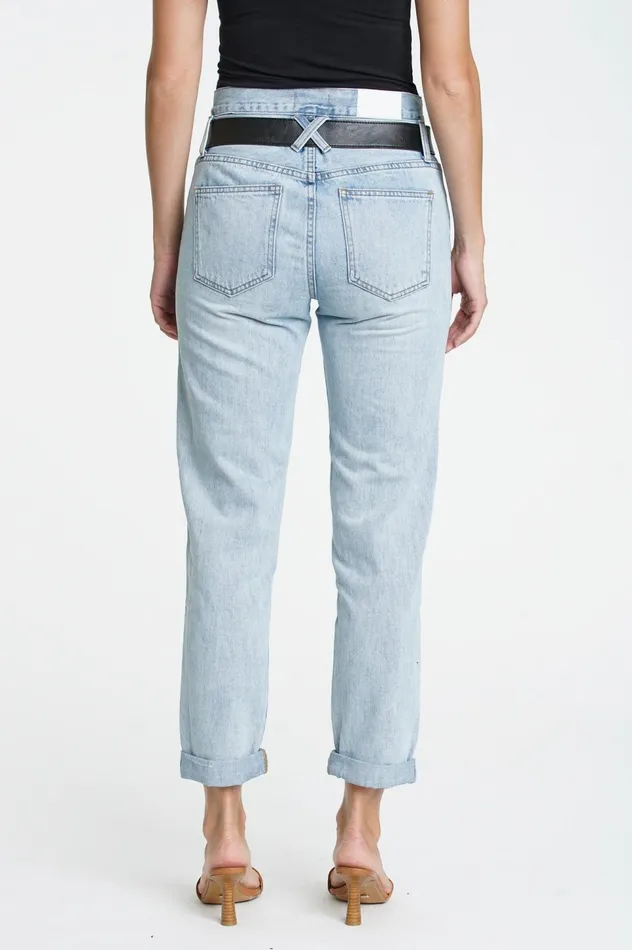 Pistola Denim Brie Belted Boyfriend 8211 Logan Women Denim