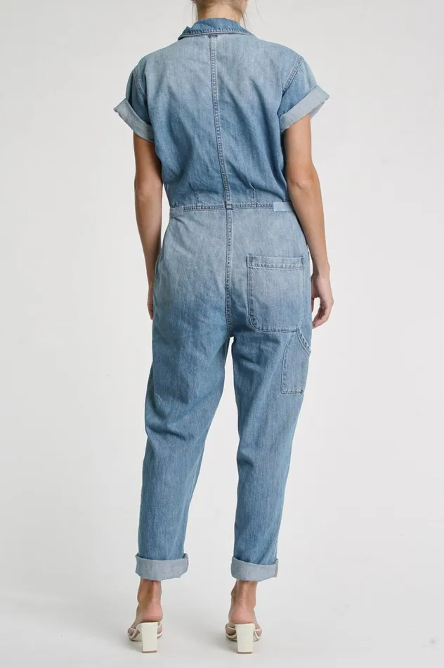 Pistola Denim Grover Short Sleeve Field Suit 8211 Disoriented Women Jumpsuits and Dresses