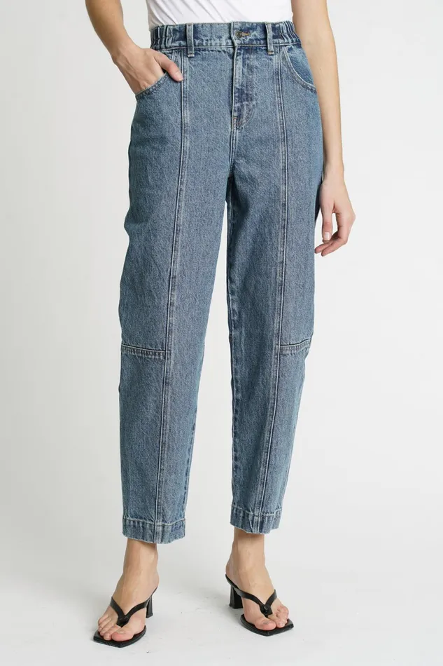 Pistola Denim Lily Balloon Seamed Pant 8211 Honeymoon Women Denim