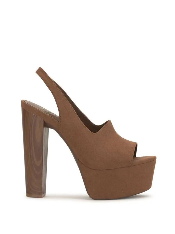 Platforms Shoes Jessica Simpson Devalyn Slingback Platform Sandal In Tobacco
