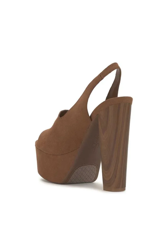Platforms Shoes Jessica Simpson Devalyn Slingback Platform Sandal In Tobacco