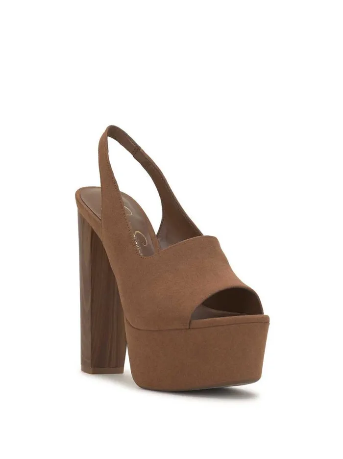 Platforms Shoes Jessica Simpson Devalyn Slingback Platform Sandal In Tobacco