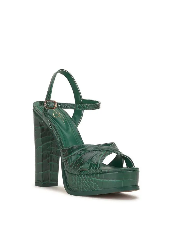 Platforms Shoes Jessica Simpson Giddings Platform Sandal In Green
