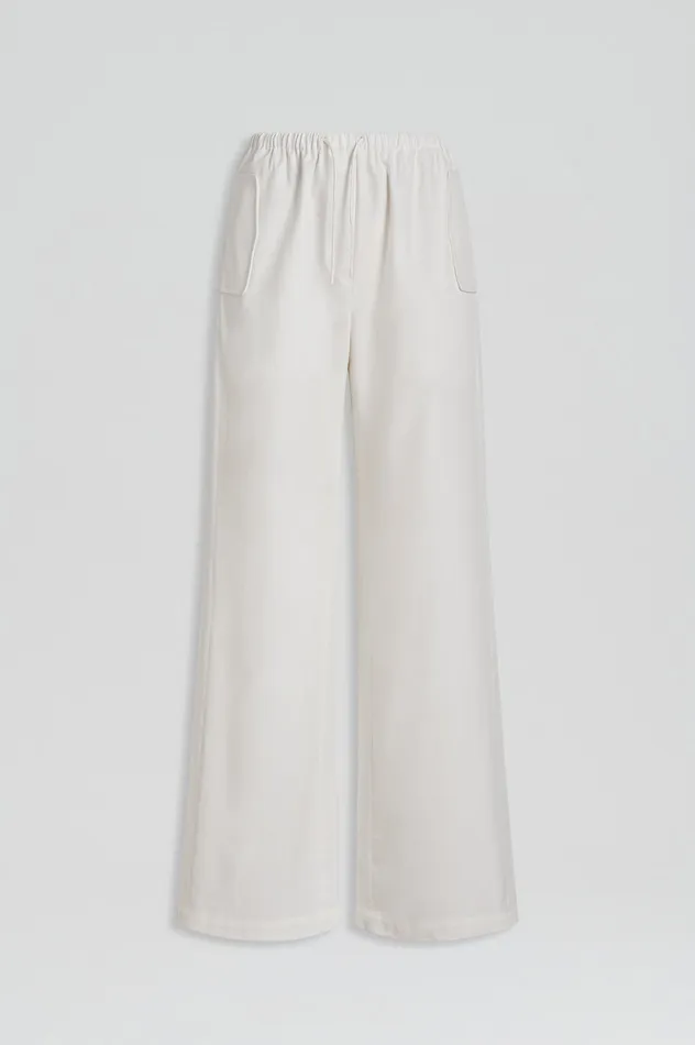 POCKET CARGO WHITE Women Trousers Scanlan Theodore POCKET CARGO WHITE Women Trousers Scanlan Theodore
