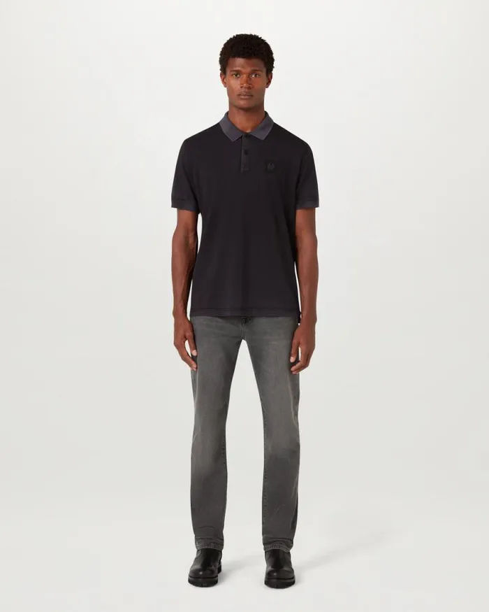 Polo Shirts Men Belstaff Hockley Polo Washed Black