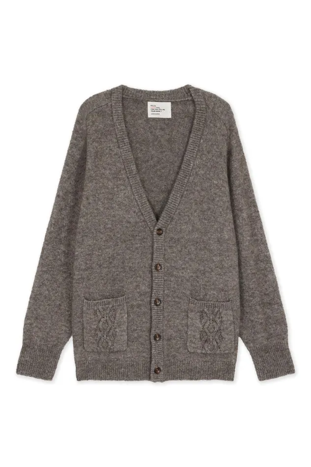 Pulls and Vests Women Leon and Harper Monaco Chn Cardigan Grey
