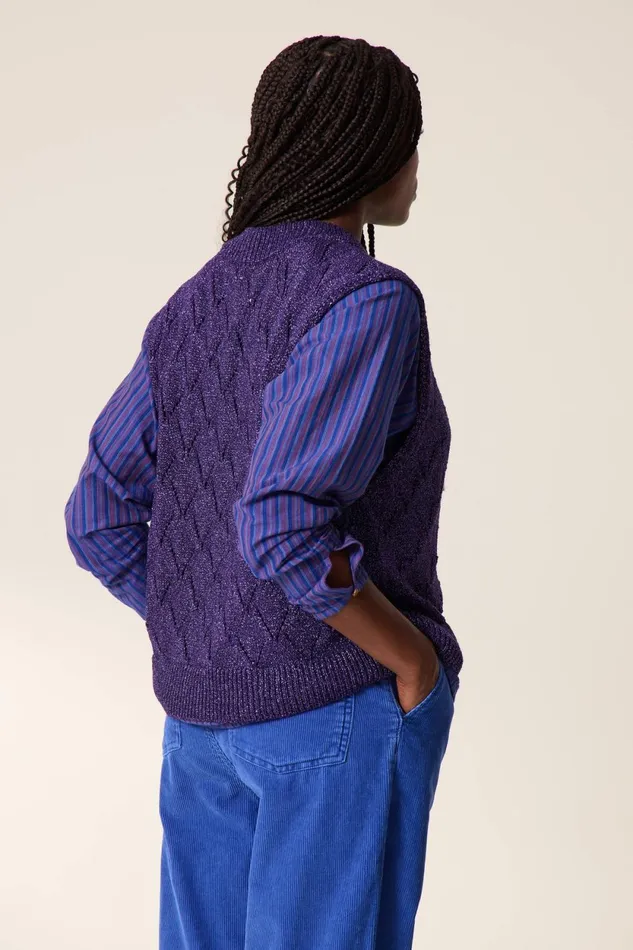 Pulls and Vests Women Leon and Harper Pull Mitsou Pl3 Pink