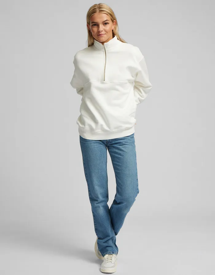 Quarter Zips Organic Quarter Zip 8211 Desert Khaki 8211 Colorfulstandard Women