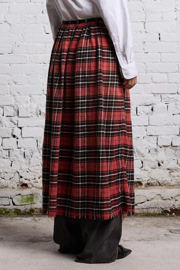R13 Dresses and Skirts Women KILT SKIRT 8211 RED AND BLACK