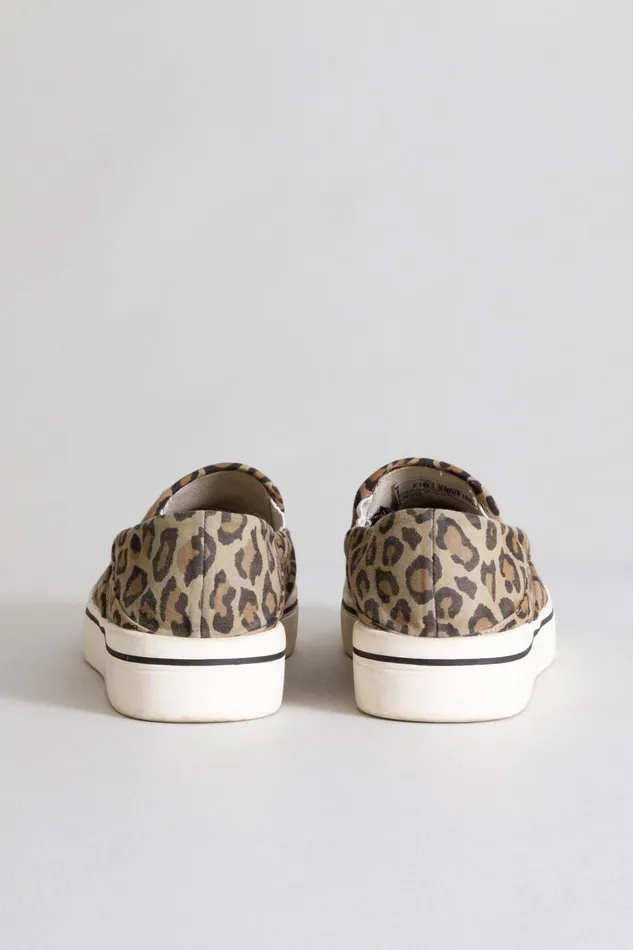 R13 Footwear Men SLIP ON SNEAKER 8211 LEOPARD