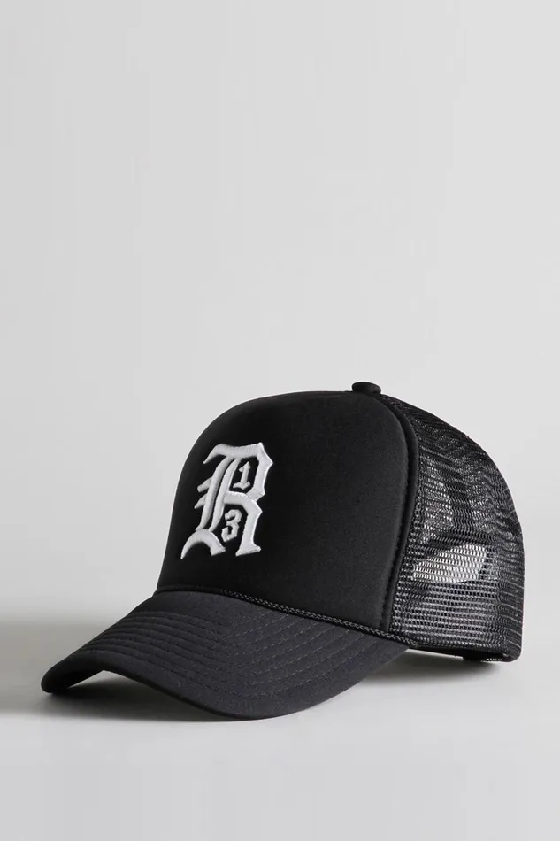 R13 Hats Women R13 TRUCKER HAT 8211 BLACK