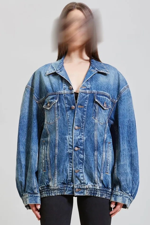 R13 Jackets and Coats Women CINCHED WAIST DENIM TRUCKER 8211 KELLY R13 Jackets and Coats Women CINCHED WAIST DENIM TRUCKER 8211 KELLY