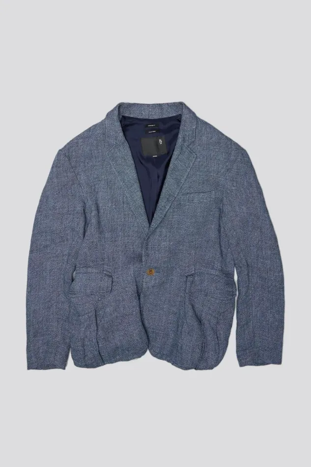 R13 Jackets and Coats Women OVERSIZED BELLOW POCKET BLAZER 8211 LIGHT INDIGO