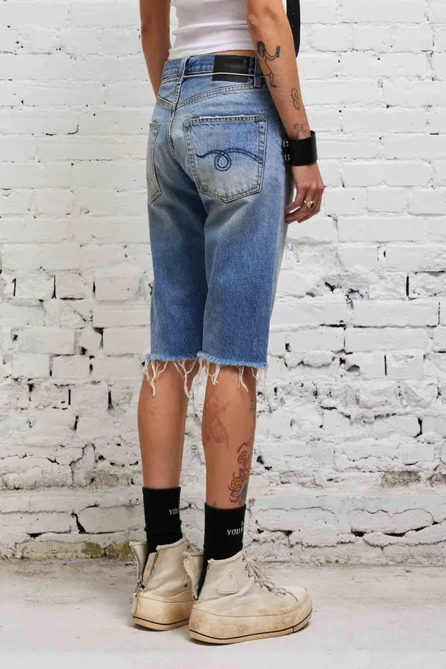 R13 Sale Women AXL SHORT 8211 TURNER BLUE