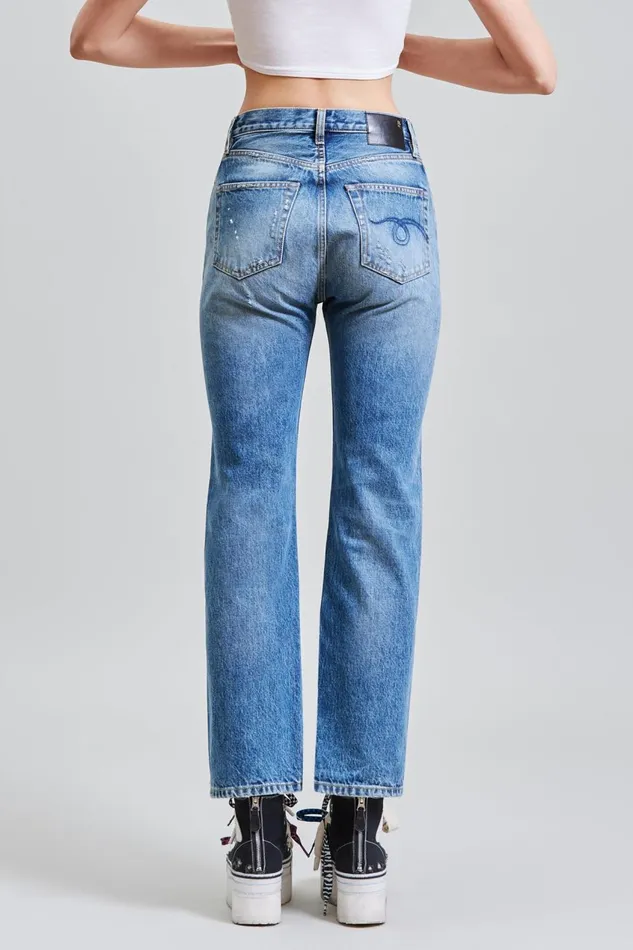 R13 Sale Women Courtney Slim 8211 Jasper Denim