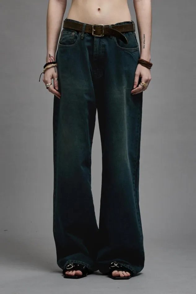 R13 Sale Women D039ARCY LOOSE JEAN 8211 CAMDEN INDIGO