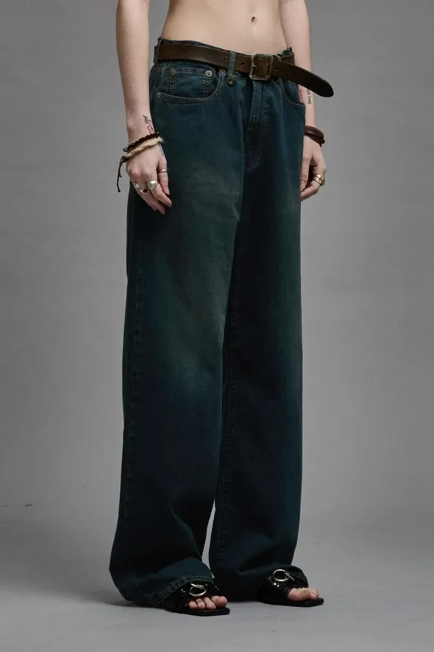 R13 Sale Women D039ARCY LOOSE JEAN 8211 CAMDEN INDIGO