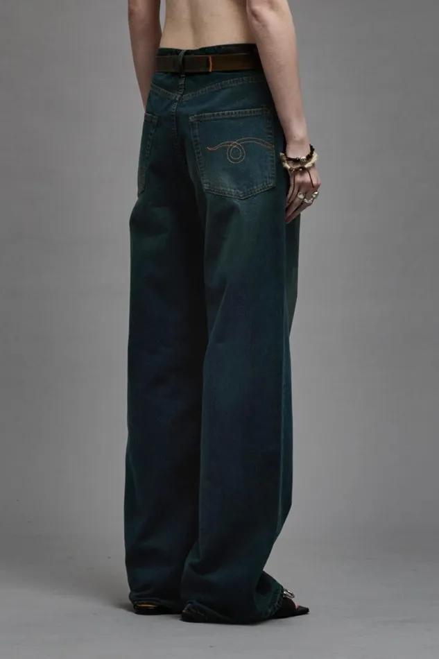 R13 Sale Women D039ARCY LOOSE JEAN 8211 CAMDEN INDIGO