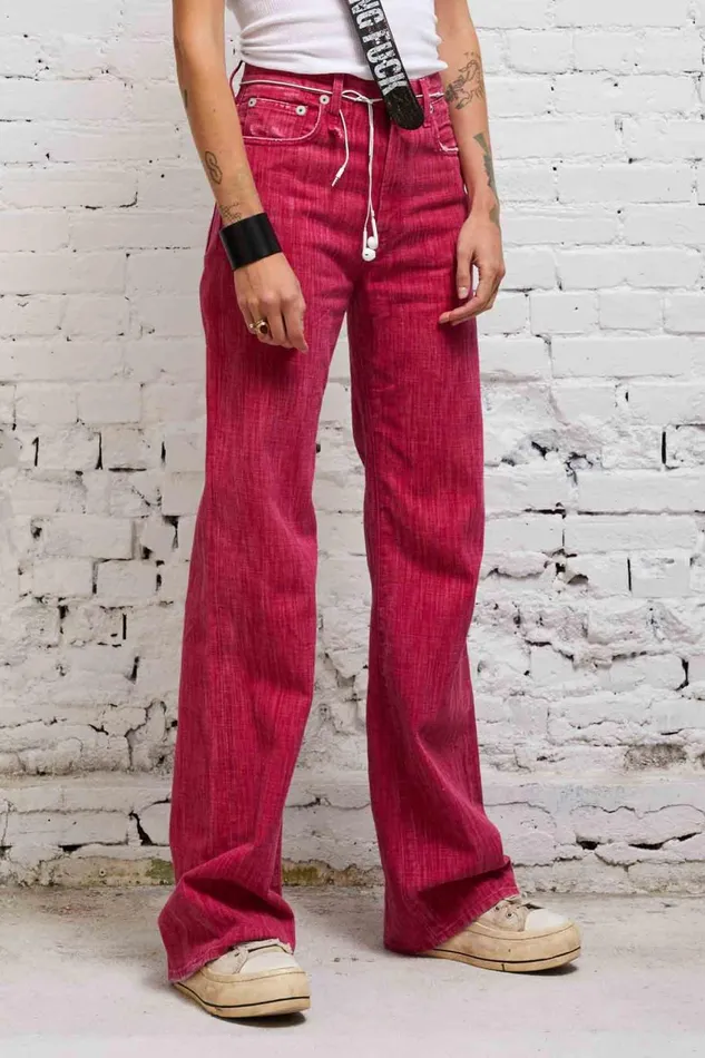 R13 Sale Women JANE JEAN 8211 VIVID PINK
