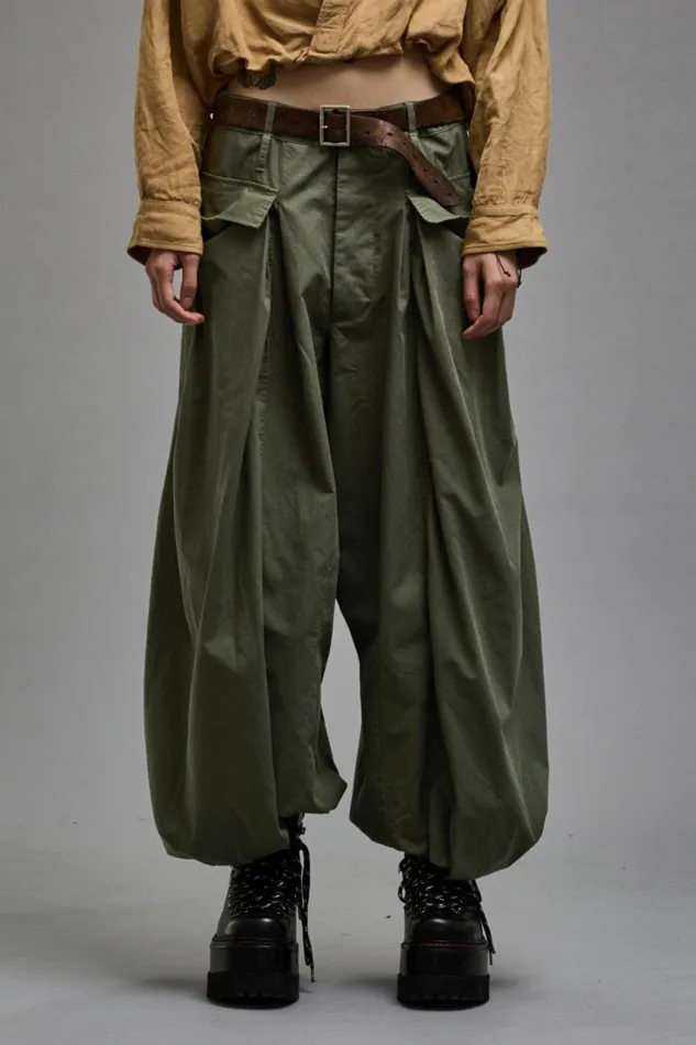 R13 Sale Women JESSE ARMY PANT 8211 OLIVE RIPSTOP