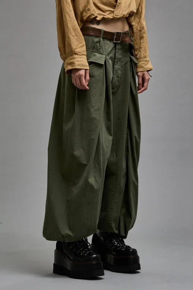 R13 Sale Women JESSE ARMY PANT 8211 OLIVE RIPSTOP